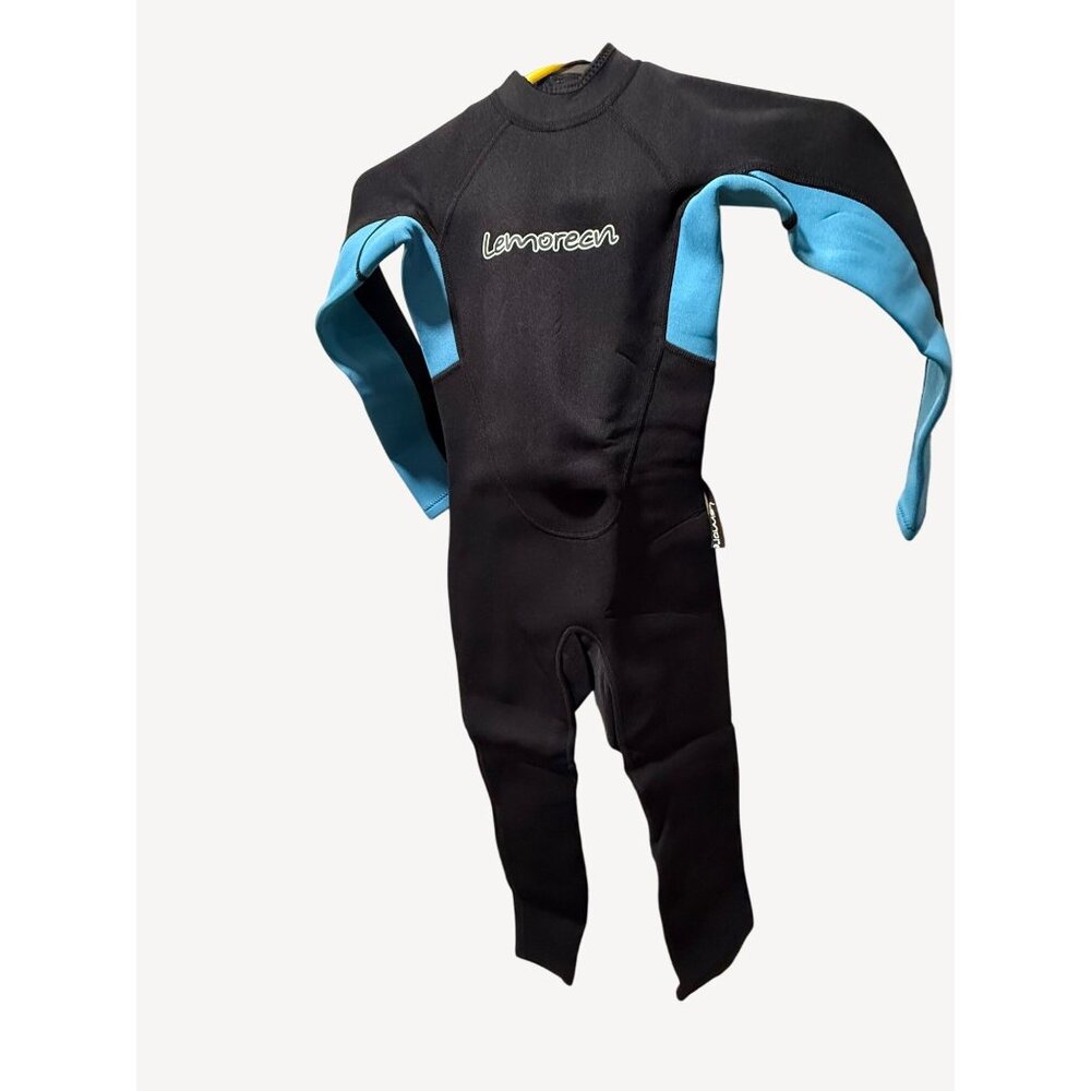 Lemorecn Youth 2MM Neoprene Wetsuit For Swimming/Diving/Surfing Black & Blue US
